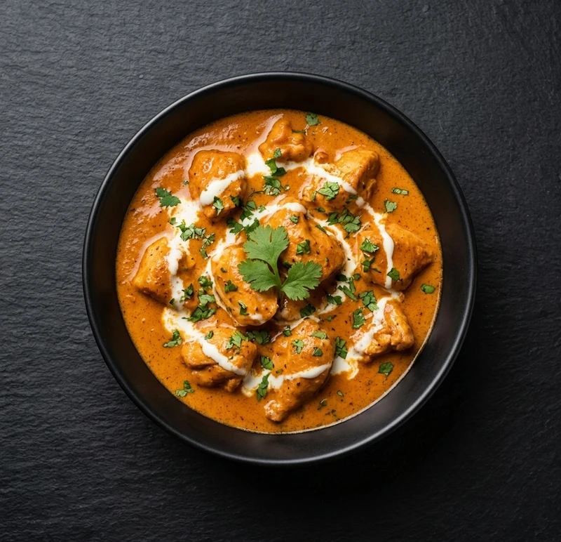 Butter chicken at Golden Curry, Indian restaurant on McPhillips Street in Winnipeg